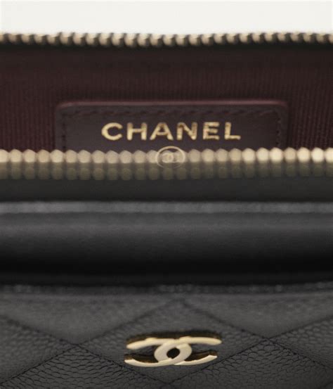 chanel key holder|Classic zipped card holder .